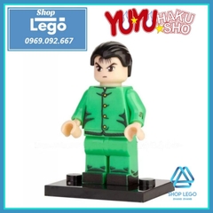 Xếp hình Yuyu Hakusho - Yusuke - Kazuma - Hiei - Genkai - Itsuki trong Ghost Fighter Lego Minifigures POGO PG8163