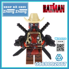 Xếp hình Deadpool Deathstroke Wonderwoman DC Joker Batgirl Red Hood Yellow Lantern Catwoman Lego Minifigures POGO PG8158