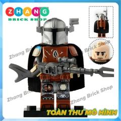 Xếp hình Star Wars Mandalorian Jango Boba Mando Fenn Rau Lego Minifigures KT1041