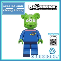 Đồ chơi xếp hình Bearbrick Gấu bụng phệ Spider-Man - Joker - Stitch - Bape - Iron man Minifigures Kopf BLX3033