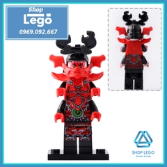 Xếp hình Ninjago : Masters of Spinjitzu Mới nhất Pythor Kozu 2019 Lego Minifigures Xinh X0143