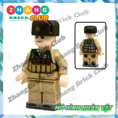 Mô hình nhân vật chiến tranh triều tiên Chí nguyện quân Trung Hàn Mỹ JC013 016 JA015 018