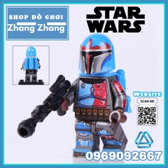 Xếp hình Star Wars The Mandalorian Mới nhất 2020 chiến tranh giữa các vì sao Lego Minifigures WM6092