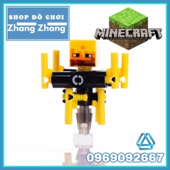 Xếp hình MineCraft Redstone Golem - Creeper - Zombie - Wither Skeleton - Blaze - Wither Lego Minifigures Xinh X0294
