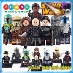 Đồ chơi xếp hình Star Wars gồm Peli Motto - Fennec Shard - Boba Fett - Greef Karga - Jango Fett Minifigures WM6122