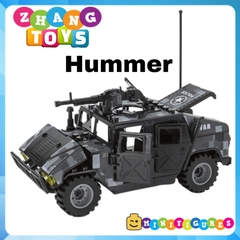 Đồ chơi Xếp hình mô hình Xe Humvee SWAT HMMWV M1114 chống khủng bố Minifigures J773 B