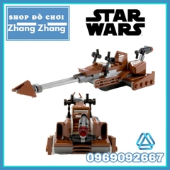 Đồ chơi xếp hình Star Wars Rebel Alliance Battle Pack Chiến tranh giữa các vì sao Minifigures K-010