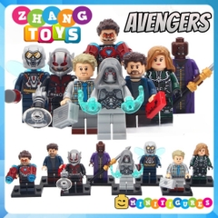 Xếp hình Siêu anh hùng Captain Marvel Zuri Baron Erik Selvig Ant-Man Wasp Iron Man Ghost Lego Minifigures Xinh X0197