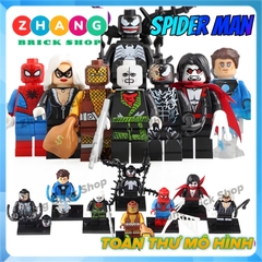 Xếp hình Venom Spider-man Shocker Black Cat Hydro-Man Chameleon Morbius Tuyển tập Lego Minifigures Xinh x0220