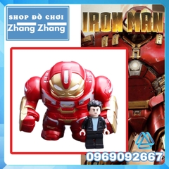 Xếp hình Hulkbuster Ironman Avengers Age of Ultron phong cách Chibi Lego Minifigures Decool 0316 Jisi 10316