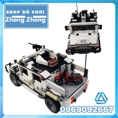Đồ chơi Xếp hình Xe hummer quân sự Liên hiệp quốc Enlighten 3205