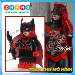 Xếp hình Bat Woman siêu anh hùng DC Comics Lego Minifigures WM6024 wm462 Kopf Kf2102
