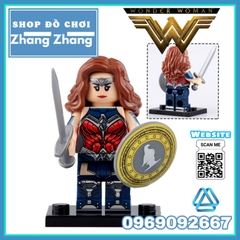 Xếp hình Nữ thần chiến Wonder Woman 1984 Cheetah Diana Steve Trevor Barbara Minerva Maxwell Lord Lego Minifigures WM6100