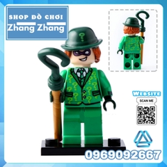 Xếp hình Batman Barbara và Poison Ivy Joker Catwoman - Aaron Cash - Penguin - Riddler Lego Minifigures Pogo PG8041