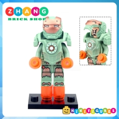 Xếp hình Iron Man Captain Marvel Space Captain America MK39 MK47 Scuba Ironman Lego Minifigures Decool 0244 0249