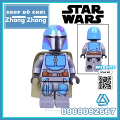 Xếp hình Star Wars Mandalorian Zuckuss Elrik Vonreg Boolio Astraal Vao Lego Minifigures POGO PG8282