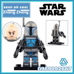 Xếp hình Star Wars Echo - Bo Katan Mandalorian Darth Maul Clone Trooper Lego Minifigures WM6098