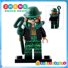 Mô hình nhân vật batman Bruce Alfred Pennyworth Barbara James Gordon Harley Quinn Riddler Penguin POGO PG8045 Zhang Brick