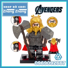 Xếp hình Thần sấm Thor Avengers Endgame mới nhất 2021 trong Marvel Lego Minifigures V001