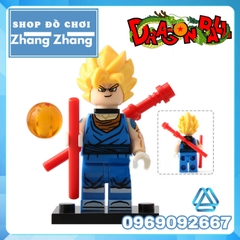 Xếp hình Dragon ball Gogeta - Vegeta - Xeno Goku - Vegeto Lego Minifigures XP021 025
