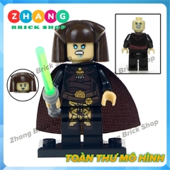 Xếp hình Star Wars Mace Windu Luminara Darth Malgus  Naboo Guard Jango Fett Trooper Lego Minifigures Pogo PG8095