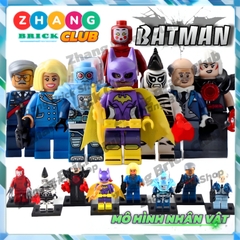 Mô hình nhân vật Batman Freeze Batgirl Gordon Alfred Kabuki Cnins Mayor Tan Zebra Man POGO PG8039 Zhang Brick Shop