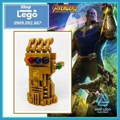 Xếp hình Infiniti Gauntlet Găng tay vô cực của Thanos trong Avemgers Endgame Lego Minifigures Lele D067