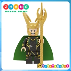 Xếp hình Iron Man
- Captain America - Deadpool
- Hawkeye
- Hulk - Rocket Racoon - Loki Lego Minifigures POGO PG8271