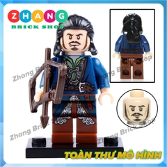 Xếp hình The Hobbit Theoden - Eomer - Rohan - Wormtongue - Boromir - Aragorn - Bowman Lego Minifigures Pogo PG8031