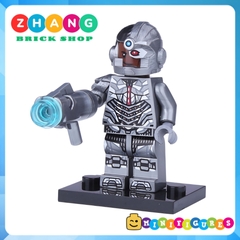 Xếp hình Jutice League Bathero - Flash - Aquaman - Wonder Woman - Cyborg - Superman Lego Minifigures Decool 0282 0287