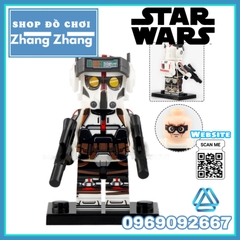 Xếp hình Star Wars Wrecker  Crosshair Hunter Tech Rex Commander Cody Jesse Ahsoka's Troopers Lego Minifigures WM6095
