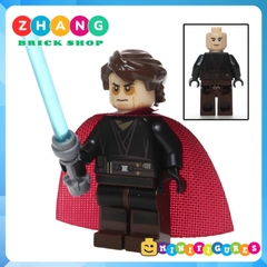 Đồ chơi xếp hình Star War Luke Skywalker Han Solo Ahsoka Tano Aayla Secura Satele Shan Minifigures POGO PG8034