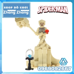 Xếp hình Titans Superboy Atom Smasher Metamorpho Negative Iron Man Vulture Stan Sandman Lego Minifigures Kopf KF6072