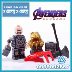 Xếp hình Thần sấm Thor Avengers Endgame mới nhất 2021 trong Marvel Lego Minifigures V001