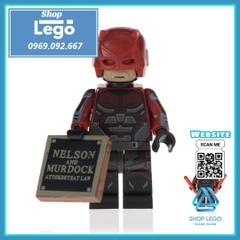 Xếp hình Dare Devil Deadshot Harley Quinn Robin Spider man Wonder Woman Joker Lego Minifigures POGO pg8196