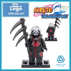 Xếp hình Naruto Uchiha Sasuke - Yahiko - Kisame Hoshigaki - Hidan - Uchiha Itachi Lego Minifigures KDL801
