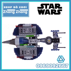 Đồ chơi xếp hình Star Wars General Grievous Combat Speeder Minifigures K012
