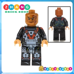 Xếp hình Luke Cage - Electrocutioner - Supergiant - Meteorite Siêu anh hùng Marvel & DC Lego Minifigures POGO PG8117