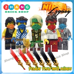 Mô hình nhân vật Ninja Legacy Kai Cole Jay Zane Master Lloyd Zhang Brick Shop