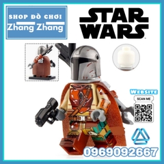 Xếp hình Star Wars Kaydel Poe Jannah Rose The Mandalorian Sith Trooper Lego Minifigures WM6082
