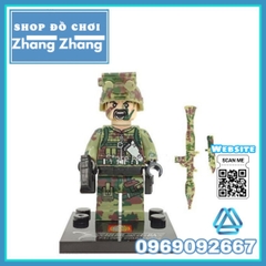 Xếp hình lính đặc nhiệm biệt kích rừng Falcon Columbia Lego Minifigures Sembo SB11101