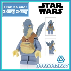 Đồ chơi xếp hình Star Wars ewok village gồm Watto Chirpa Logray Wicket Teebo Tokkat Gamorrean Minifigures POGO PG8067