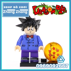 Xếp hình Dragon Ball Android 17 - Krillin - Launch - Mai - Satan - Piccolo - Violet - Goten Lego Minifigures Pogo PG8168