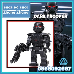 Đồ chơi xếp hình Dark Trooper trong Star Wars Chiến tranh giữa các vì sao Mô hình Minifigures Koruit XP395 KT1052