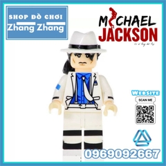 Đồ chơi xếp hình ngôi sao nhạc pop Michael Jackson Minifigures Kopf KF6047