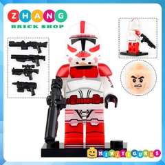 Xếp hình Star Wars binh đoàn Armored Clone Trooper mới nhất 2021 Lego Minifigures Xinh X0300