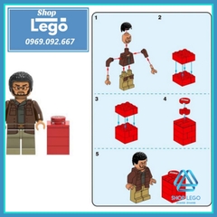 Xếp hình Ant Man & The Wasp Người kiến Luis - Hank Pym - Janet Van Dyne - Goliath Lego Minifigures Xinh X0224