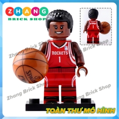 Xếp hình Kobe Bryant - Michael Jordan - LeBron James tặng kèm bóng rổ NBA Lego Minifigures Koruit KT1021
