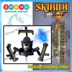 Đồ chơi lắp ráp Skibidi Toilet Detainer Astro Toilet 2.0 Minifigures K2184 KDL825 [Zhang Brick Shop]