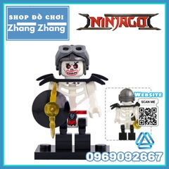 Xếp hình Ninjago tộc xương Chopov - Kruncha - Nuckal - Frakjaw - Whyplash - Krazi Lego Minifigures Lele A041 048